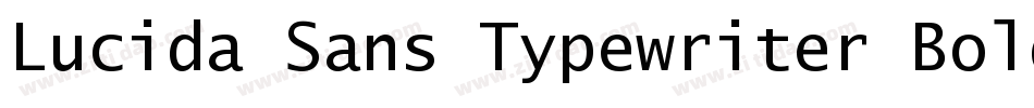 Lucida Sans Typewriter Bold Oblique字体转换